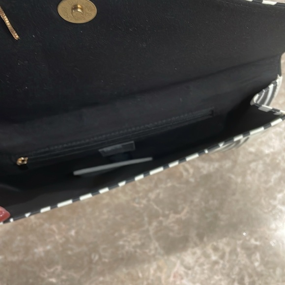 Asos zebra animal print women’s clutch handbag never used - Picture 3 of 5